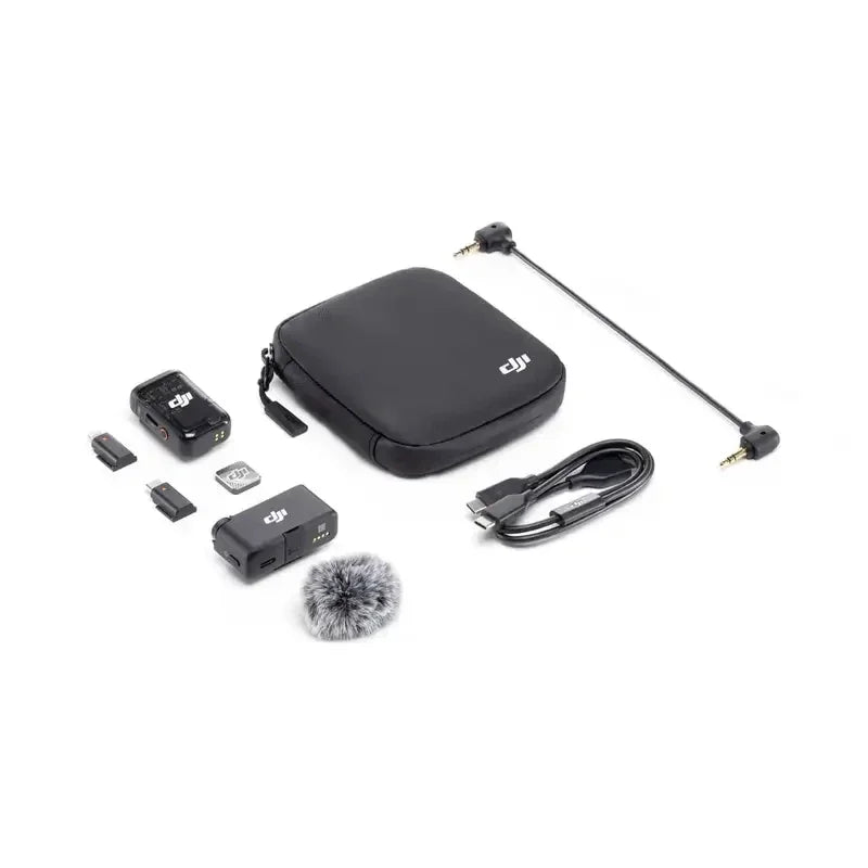 DJI MIC 2 Conexión Bluetooth directa Alcance de 250 m 18 horas de tiempo de funcionamiento.