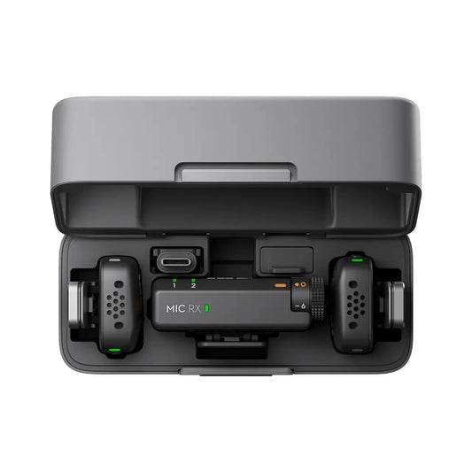 DJI Mic Mini: audio de alta calidad con transmisión estable, 48 horas de funcionamiento, con estuche, cancelación activa de ruido de dos niveles, nuevo y original.
