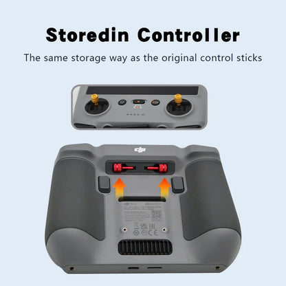 Joysticks de control remoto para DJI Air 3 RC 2/RC de aleación de aluminio para DJI Mini 3 Pro/Mini 3/Mavic 3 Pro/Mini 4 Pro. Accesorio para drones.