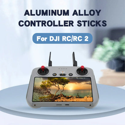 Joysticks de control remoto para DJI Air 3 RC 2/RC de aleación de aluminio para DJI Mini 3 Pro/Mini 3/Mavic 3 Pro/Mini 4 Pro. Accesorio para drones.