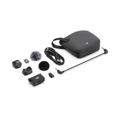 DJI Mic Mini: audio de alta calidad con transmisión estable, 48 horas de funcionamiento, con estuche, cancelación activa de ruido de dos niveles, nuevo y original.