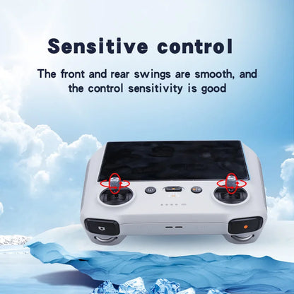 Joysticks de control remoto para DJI Air 3 RC 2/RC de aleación de aluminio para DJI Mini 3 Pro/Mini 3/Mavic 3 Pro/Mini 4 Pro. Accesorio para drones.