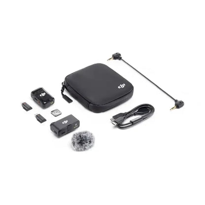 DJI MIC 2 Conexión Bluetooth directa Alcance de 250 m 18 horas de tiempo de funcionamiento.