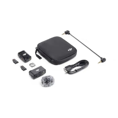 DJI MIC 2 Conexión Bluetooth directa Alcance de 250 m 18 horas de tiempo de funcionamiento.