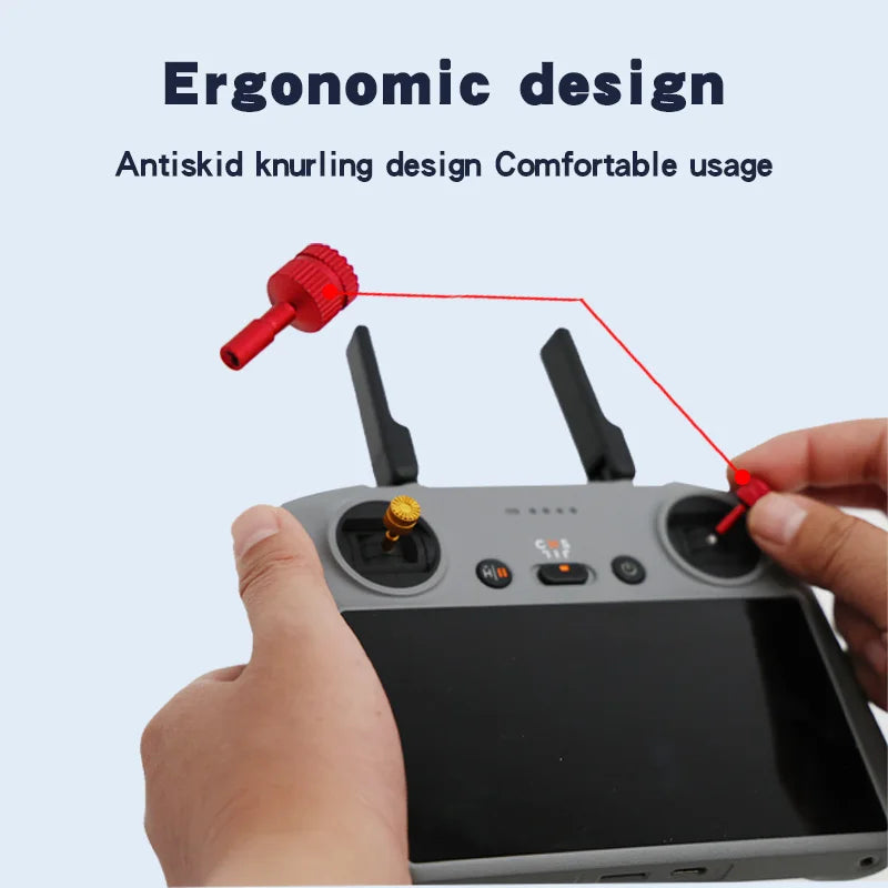 Joysticks de control remoto para DJI Air 3 RC 2/RC de aleación de aluminio para DJI Mini 3 Pro/Mini 3/Mavic 3 Pro/Mini 4 Pro. Accesorio para drones.