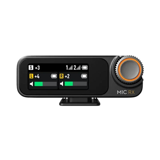 DJI MIC 2 Conexión Bluetooth directa Alcance de 250 m 18 horas de tiempo de funcionamiento.